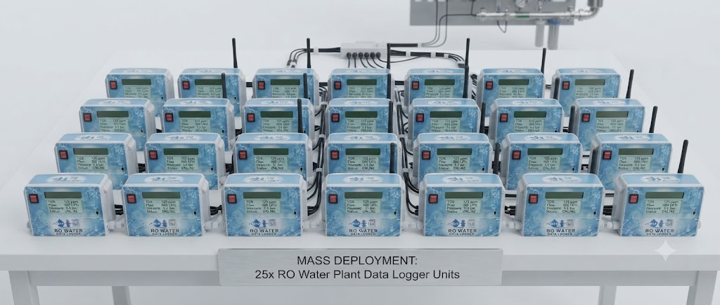 RO Water Plant Data Logger deployment